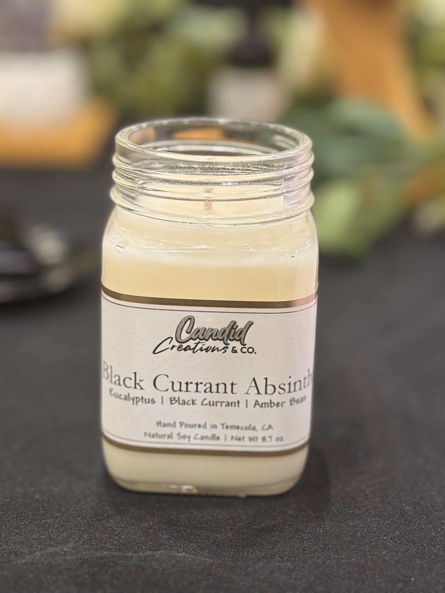 Black Current Absinthe Candle